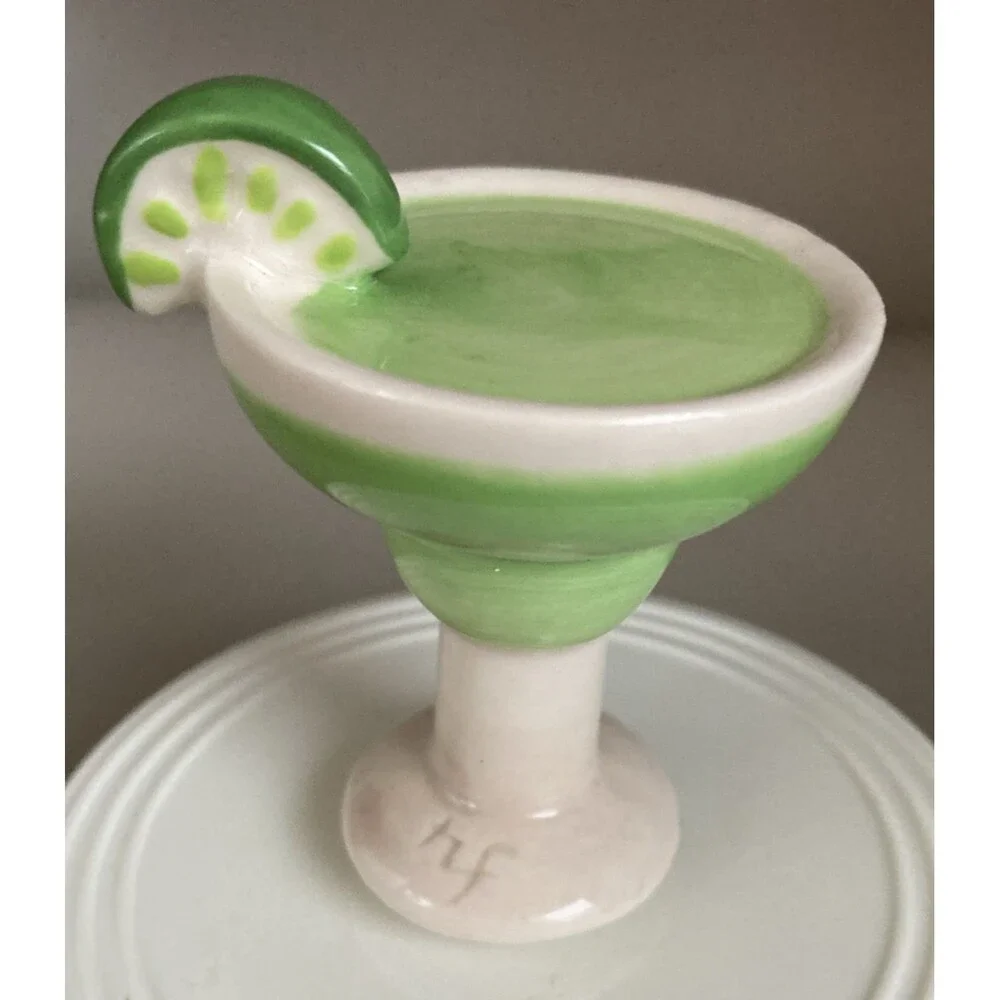 Nora Fleming Lime And Salt Please Margarita Mini Ceramic Platter Charm
